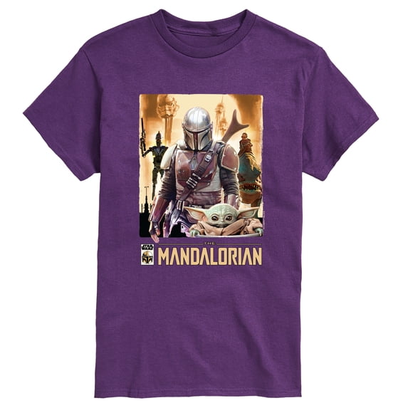 Star Wars - Mandalorian Collage - Men's Short Sleeve Graphic T-Shirt