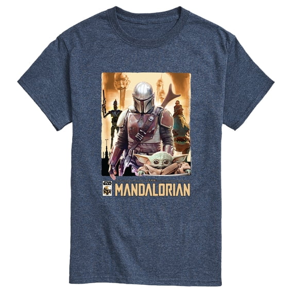 Star Wars - Mandalorian Collage - Men's Short Sleeve Graphic T-Shirt