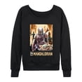 thumbnail image 1 of Star Wars - Mandalorian Collage - Women's French Terry Long Sleeve Pullover, 1 of 4