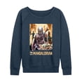 thumbnail image 1 of Star Wars - Mandalorian Collage - Women's French Terry Long Sleeve Pullover, 1 of 4