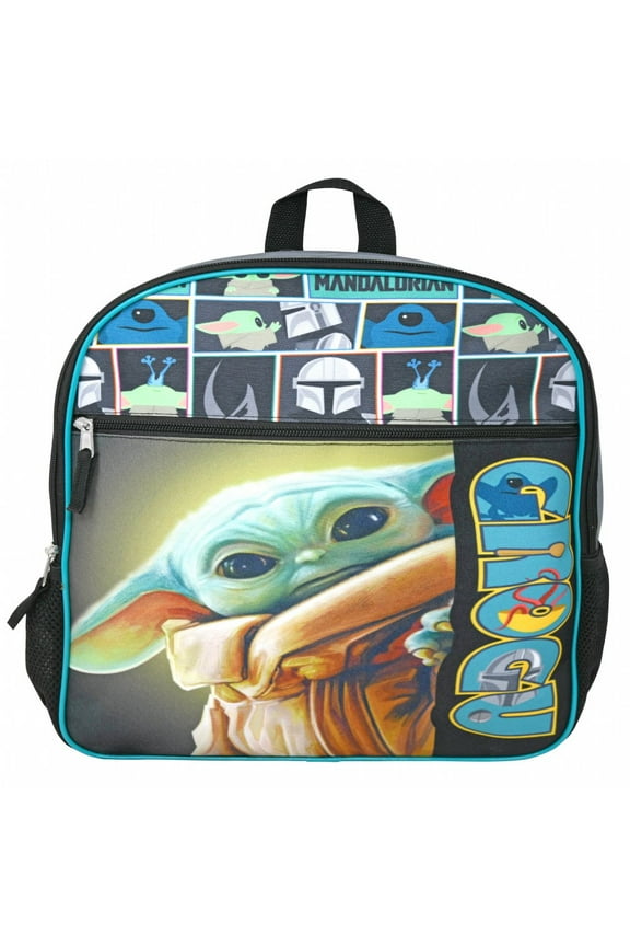 Star Wars Mandalorian Grogu 16" Boys School Backpack with pockets