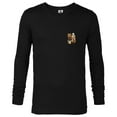 thumbnail image 1 of Star Wars Mandalorian Grogu Big Treats Li’l Tricks Halloween - Long Sleeve T-Shirt for Men - Customized-Black, 1 of 5