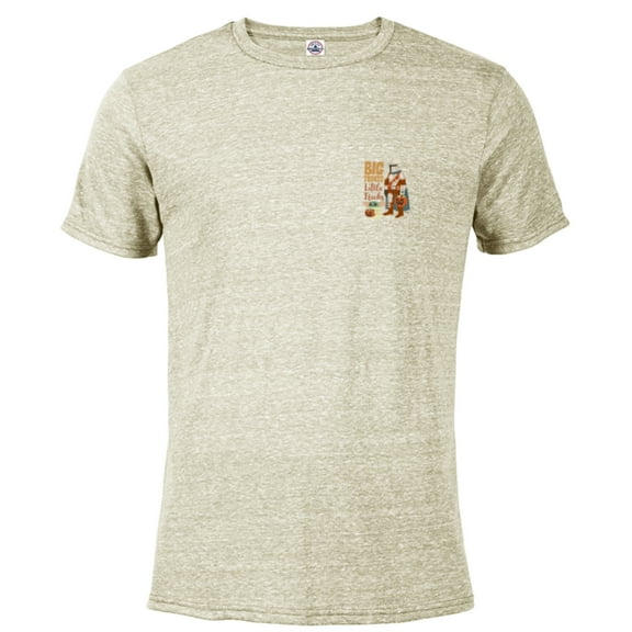 Star Wars Mandalorian Grogu Big Treats Li’l Tricks Halloween - Short Sleeve Blended T-Shirt for Adults - Customized-Putty Snow Heather