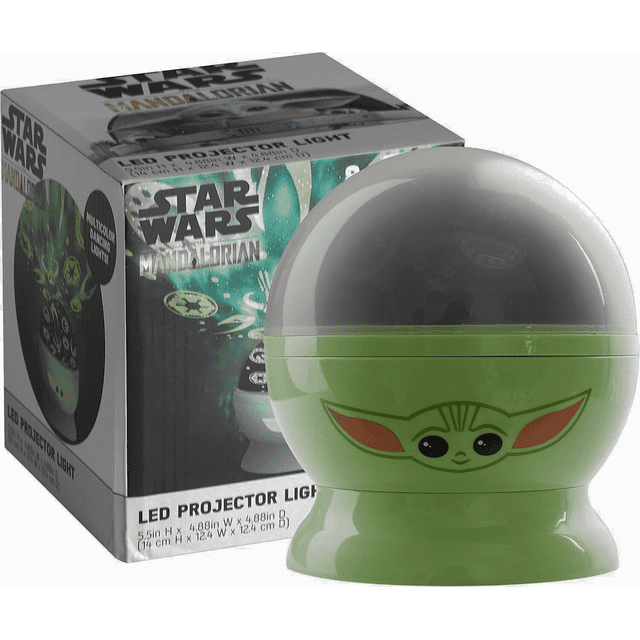 Star Wars Mandalorian Grogu LED Projection Night Light - Walmart ...