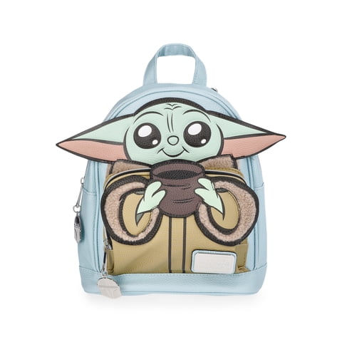 Star Wars Mandalorian Grogu Women's 10.5" Mini Backpack, Mint