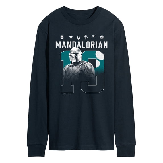 Star Wars - Mandalorian Jersey - Men's Long Sleeve Graphic T-Shirt