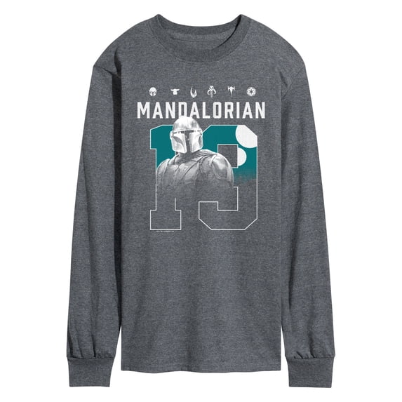 Star Wars - Mandalorian Jersey - Men's Long Sleeve Graphic T-Shirt