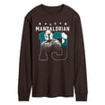 thumbnail image 1 of Star Wars - Mandalorian Jersey - Men's Long Sleeve Graphic T-Shirt, 1 of 3