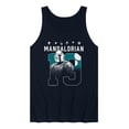 thumbnail image 1 of Star Wars - Mandalorian Jersey - Men's Sleeveless Graphic Tank, 1 of 4