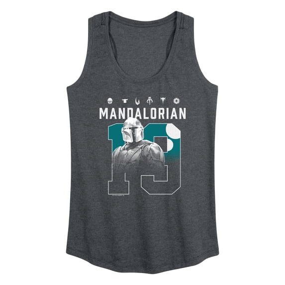 Star Wars - Mandalorian Jersey Graphic Racerback Tank