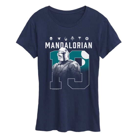 Star Wars - Mandalorian Jersey - Women's Short Sleeve Graphic T-Shirt