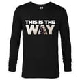 thumbnail image 1 of Star Wars Mandalorian Mando This Is The Way - Long Sleeve T-Shirt for Men – Customized-Black, 1 of 5