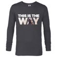 thumbnail image 1 of Star Wars Mandalorian Mando This Is The Way - Long Sleeve T-Shirt for Men – Customized-Charcoal Heather, 1 of 5
