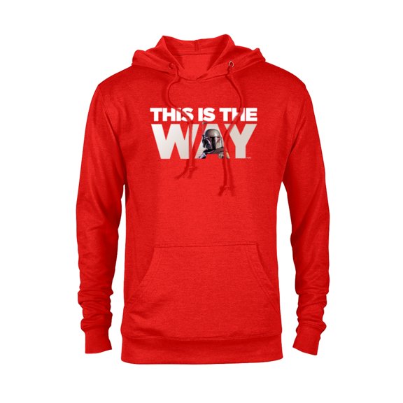 Star Wars Mandalorian Mando This Is The Way - Pullover Hoodie for Adults – Customized-Red Heather