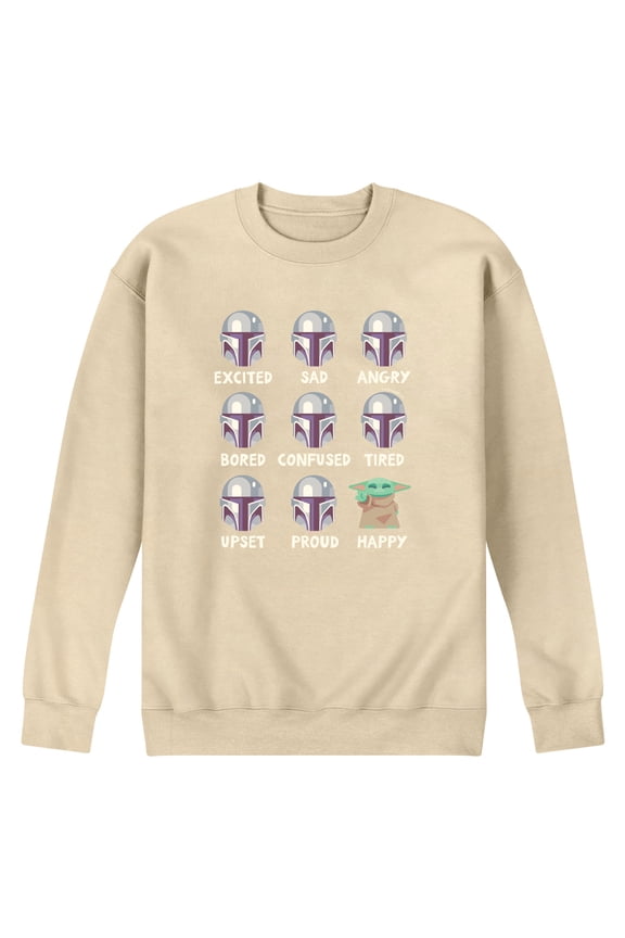 - Mandalorian Moods - Men's Crew Fleece Sweatshirt