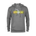 thumbnail image 1 of Star Wars Mandalorian My Name is Grogu Cartoon - Pullover Hoodie for Adults – Customized-Graphite Heather, 1 of 5