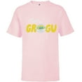 thumbnail image 1 of Star Wars Mandalorian My Name is Grogu Cartoon - Short Sleeve T-Shirt for Kids – Customized-Soft Pink, 1 of 5