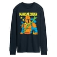 thumbnail image 1 of Star Wars - Mandalorian Neon Colors - Men's Long Sleeve Graphic T-Shirt, 1 of 4