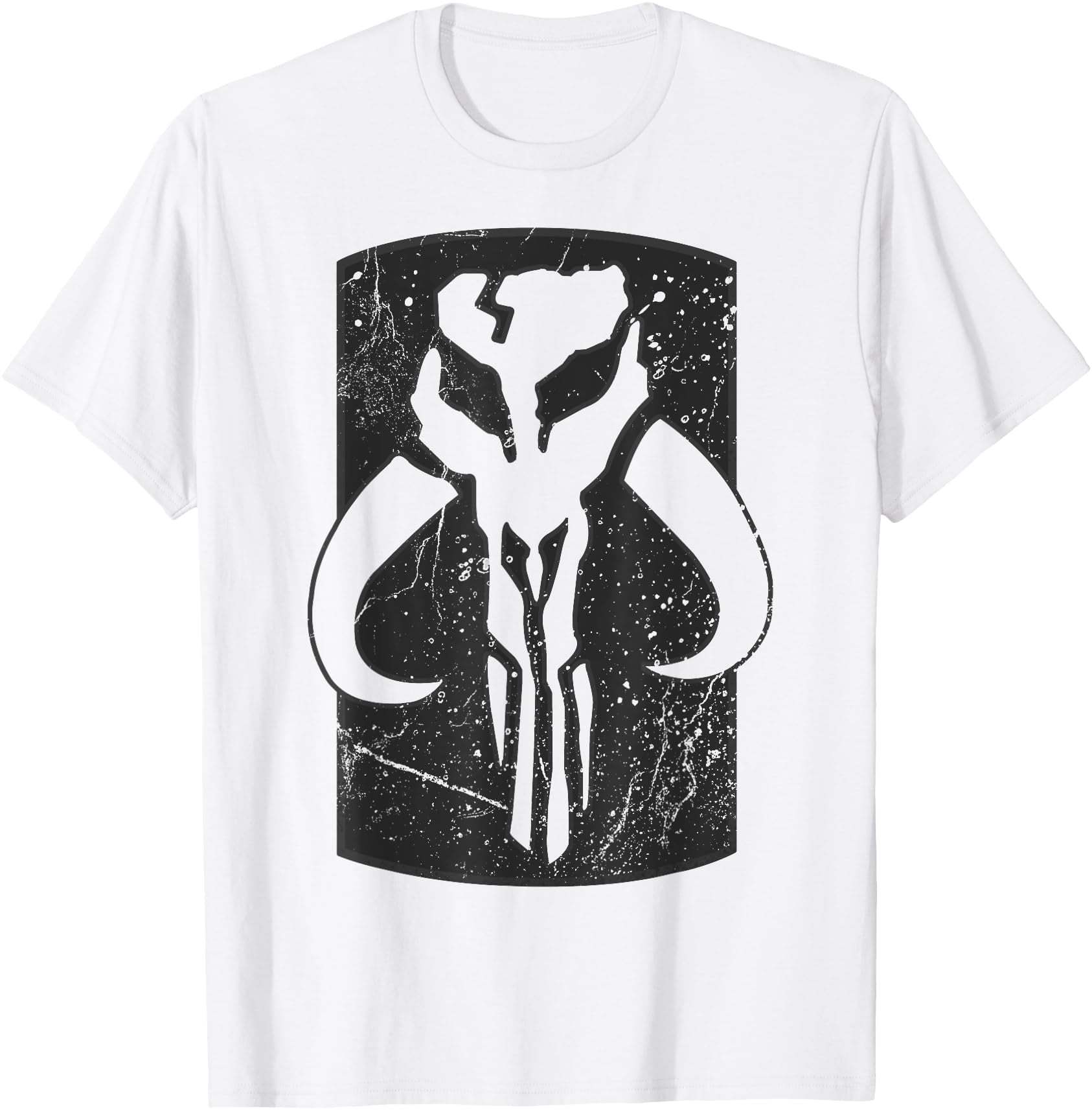 Camisetas Star Wars Hombre Star Wars: The Mandalorian - Camiseta Casco Para Hombre - Pack De 2 Blanco Negro Camiseta Star Wars Hombre