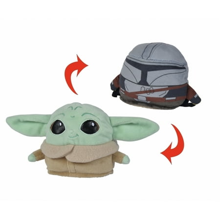 Star Wars Mandalorian and Grogu Double Sided Plush