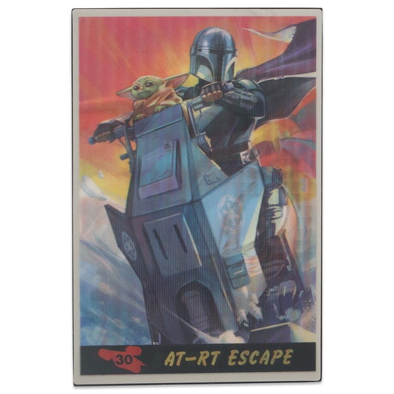 Star Wars Mandalorian and Grogu MDF Lenticular 11.25"x7.5"