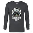thumbnail image 1 of Star Wars Mandalorian and Grogu This is the Way Birthday Boy - Long Sleeve T-Shirt for Men - Customized-Charcoal Heather, 1 of 5