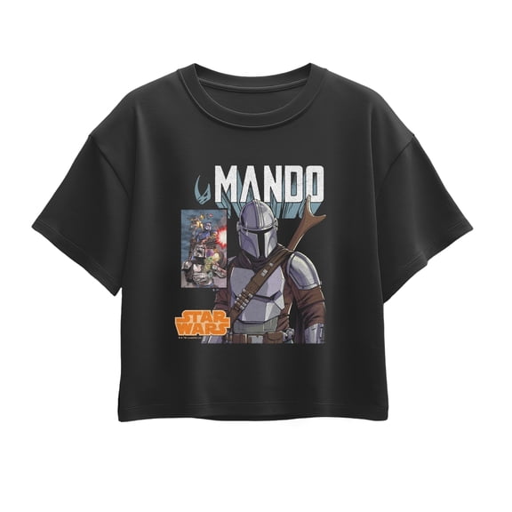 Star Wars - Mando Boxes - Youth Girls Boxy T-Shirt