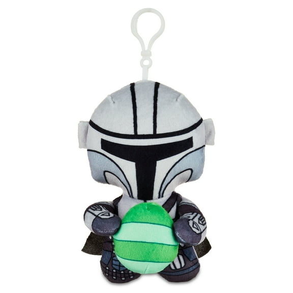 Mando Easter Plush Clip 5.9 inches Tall, Gray, Green
