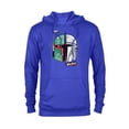 thumbnail image 1 of Star Wars Mando and Boba Fett May the 4th Be With You - Pullover Hoodie for Adults - Customized-Royal Heather, 1 of 5