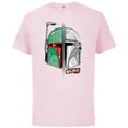 thumbnail image 1 of Star Wars Mando and Boba Fett May the 4th Be With You - Short Sleeve Cotton T-Shirt for Adults - Customized-Soft Pink, 1 of 5