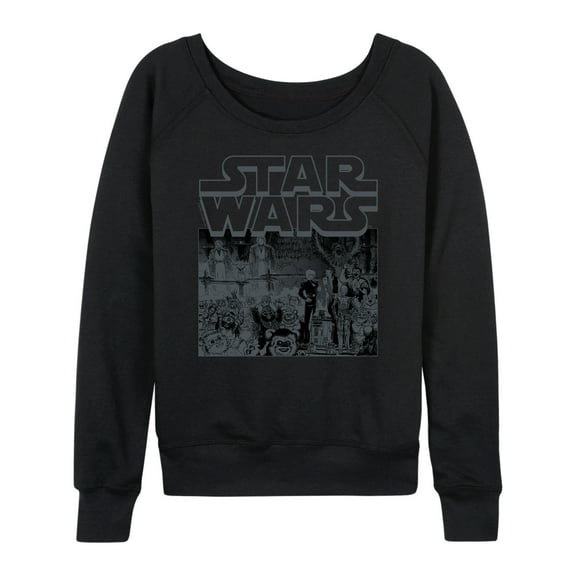 Star Wars - Manga Art Style - Women's French Terry Pullover Sweatshirt