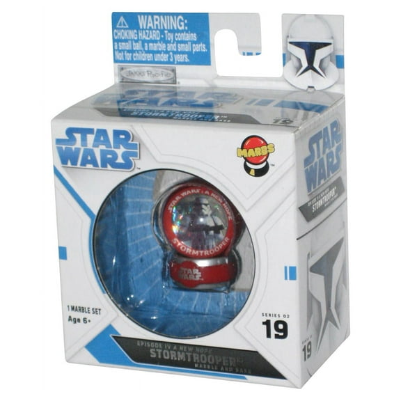 Star Wars Marbs Episode IV: A New Hope Stormtrooper (2009) Jakks Pacific Marble & Base #19
