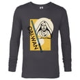 thumbnail image 1 of Star Wars Master Obi-Wan Kenobi Jedi Knight - Long Sleeve T-Shirt for Men - Customized-Charcoal Heather, 1 of 5