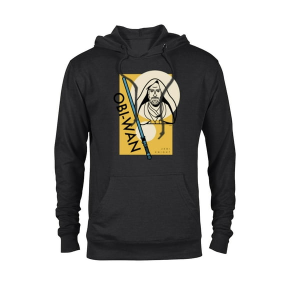 Star Wars Master Obi-Wan Kenobi Jedi Knight - Pullover Hoodie for Adults - Customized-Black