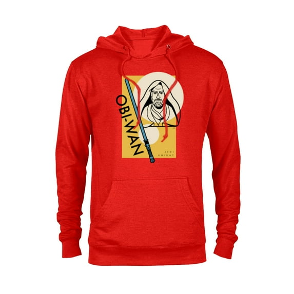Star Wars Master Obi-Wan Kenobi Jedi Knight - Pullover Hoodie for Adults - Customized-Red