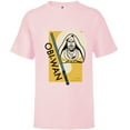 thumbnail image 1 of Star Wars Master Obi-Wan Kenobi Jedi Knight - Short Sleeve T-Shirt for Kids - Customized-Soft Pink, 1 of 5