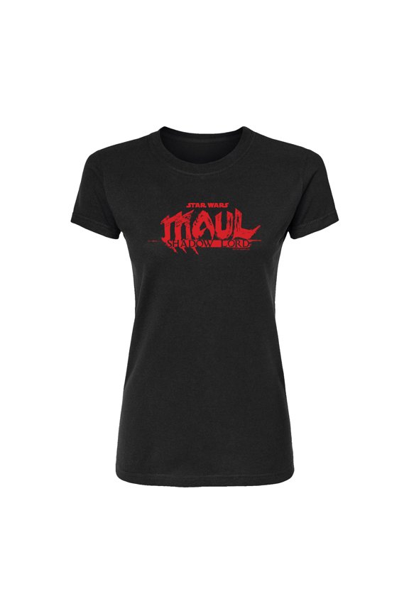 - Maul Shadow Lord Logo - Juniors Fitted Graphic T-Shirt