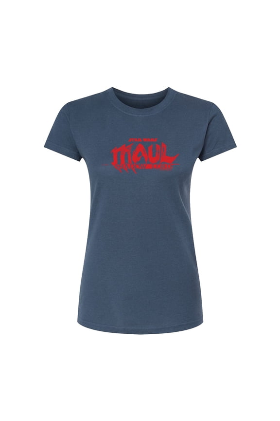 - Maul Shadow Lord Logo - Juniors Fitted Graphic T-Shirt