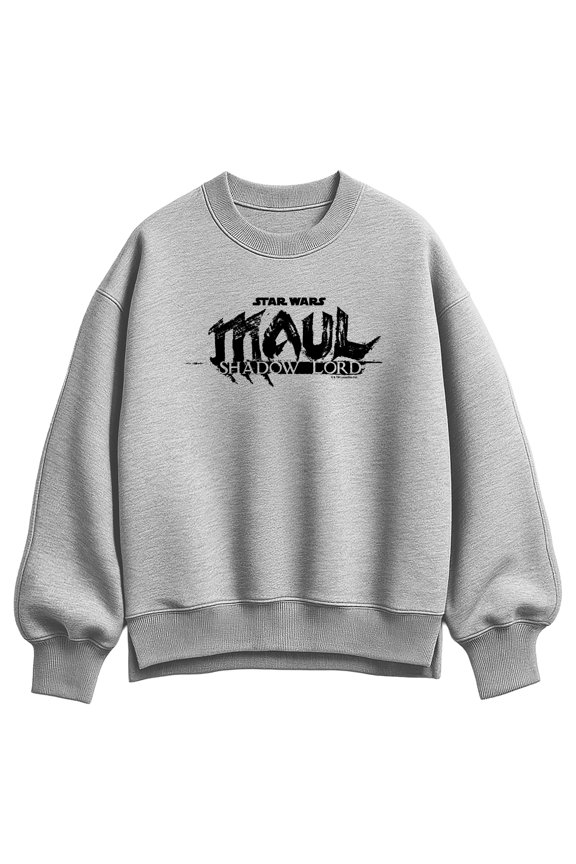 - Maul Shadow Lord Logo - Women's Oversized Fleece Crew Sweatshirt