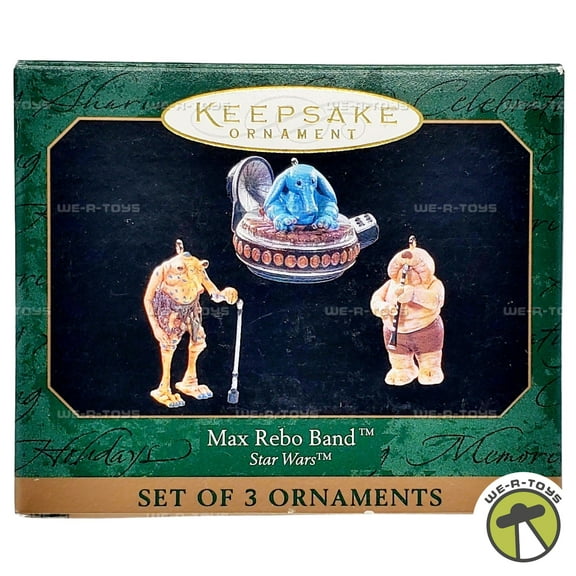 Max Rebo Band Star Wars 1999 Hallmark Keepsake Ornament Set of 3