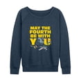 thumbnail image 1 of Star Wars - May Fourth Dogfight - Women's French Terry Long Sleeve Pullover, 1 of 4