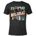 thumbnail image 1 of Star Wars May The 4th Be With You 2022 Bounty Hunters - Short Sleeve Blended T-Shirt for Adults - Customized-Black, 1 of 5