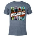thumbnail image 1 of Star Wars May The 4th Be With You 2022 Bounty Hunters - Short Sleeve Blended T-Shirt for Adults - Customized-Navy Heather, 1 of 2