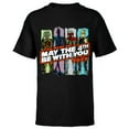 thumbnail image 1 of Star Wars May The 4th Be With You 2022 Bounty Hunters - Short Sleeve T-Shirt for Kids - Customized-Black, 1 of 5