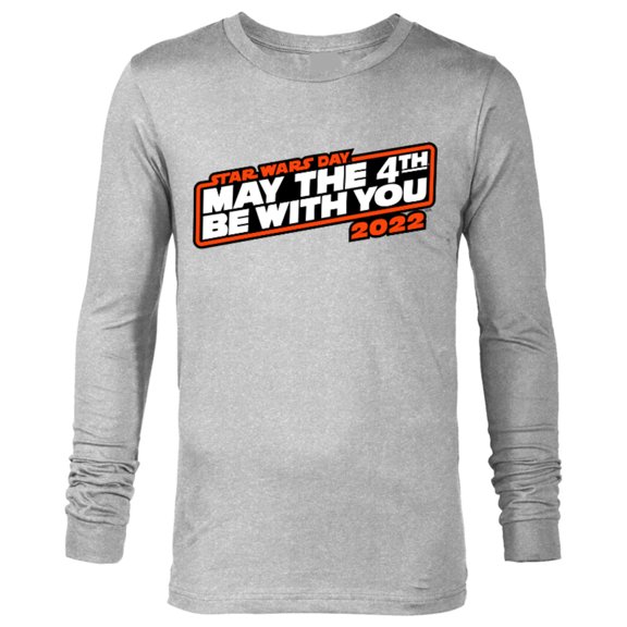 Star Wars May The 4th Be With You 2022 - Long Sleeve T-Shirt for Men - Customized-Athletic Heather