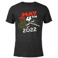 thumbnail image 1 of Star Wars May The 4th Be With You 2022 X-Wing Premium - Short Sleeve Blended T-Shirt for Adults - Customized-Black, 1 of 5