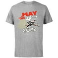 thumbnail image 1 of Star Wars May The 4th Be With You 2022 X-Wing Premium - Short Sleeve Cotton T-Shirt for Adults - Customized-Athletic Heather, 1 of 5