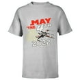 thumbnail image 1 of Star Wars May The 4th Be With You 2022 X-Wing Premium - Short Sleeve T-Shirt for Kids - Customized-Athletic Heather, 1 of 5