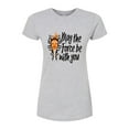 thumbnail image 1 of Star Wars - May The Force Be With You - Juniors Fitted Graphic T-Shirt, 1 of 4