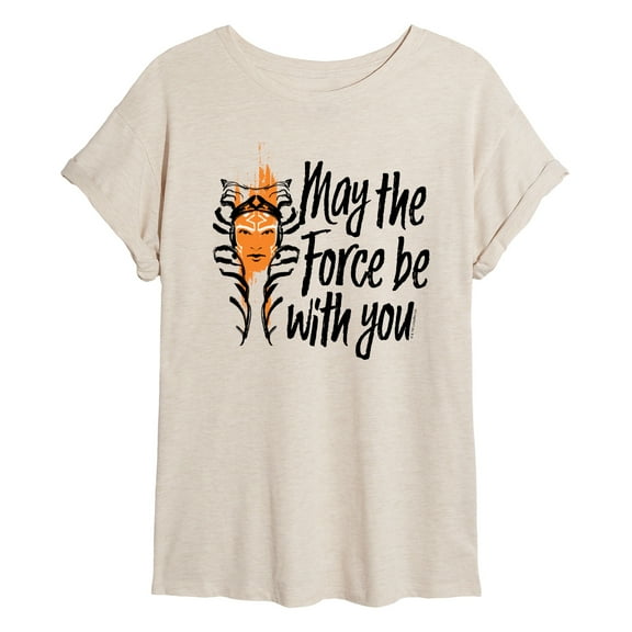 Star Wars - May The Force Be With You - Women's Oversized Graphic T-Shirt